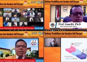 Peringati Hari Pahlawan, FMIPA UNP Gelar Webinar Pendidikan dan Gerakan Anti Korupsi