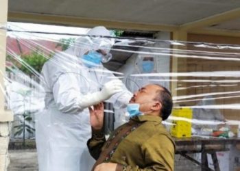 PjS Bupati Pasbar Tes Swab