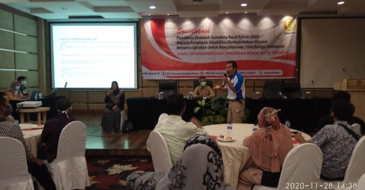 Libatkan GERKATIN di Sosialisasi, Masyarakat Berkebutuhan Khusus Merasa Dihargai KPU Sumbar