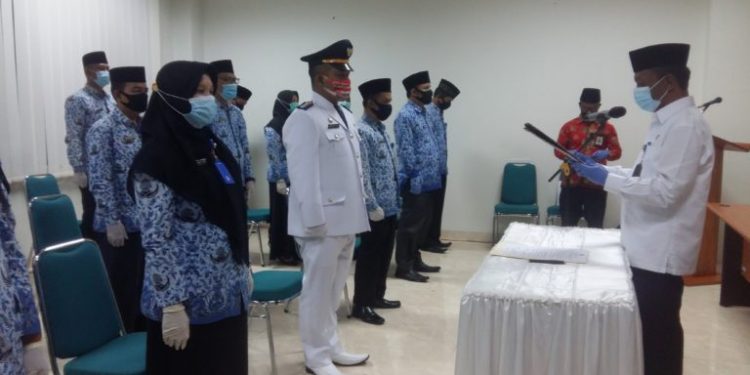 Sekda Pasaman Lantik Pejabat Eselon III