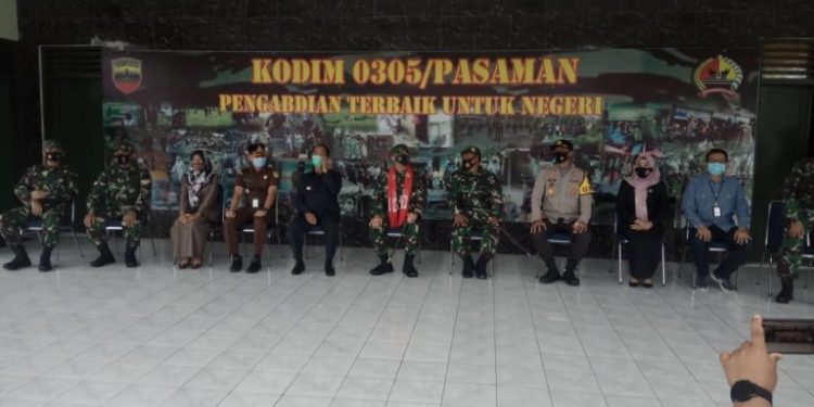 Bupati Sambut Kunker Komandan Korem di Pasaman