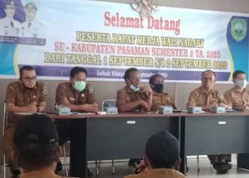 Sekda Hadiri Raker Wali Nagari Se Kabupaten Pasaman