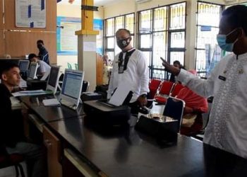 Sekda Pasaman Sidak New Normal di Fasilitas Pelayanan Umum