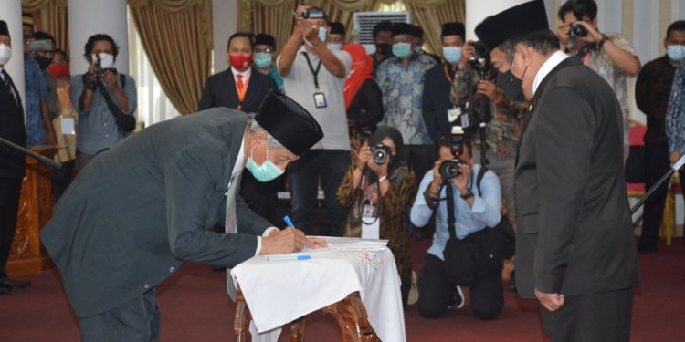 Menteri Agama Fachrul Razi Lantik Dewan Hakim MTQ Tingkat Nasional Ke-XXVIII