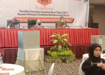 KPU Sumbar Sosialisasi Kepada Disabilitas, Ketua HWDI Elfi: Buktikan Kita Bisa