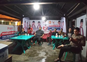 Dukung NA-IC di Debat Pilkada, Warga Padang Nonton Bareng di Mabes