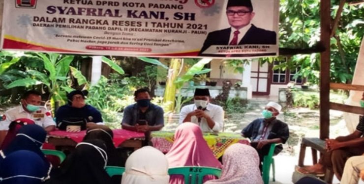 Reses, Ketua DPRD Padang Syahrial Kani Upayakan Bangun Sekolah Filial