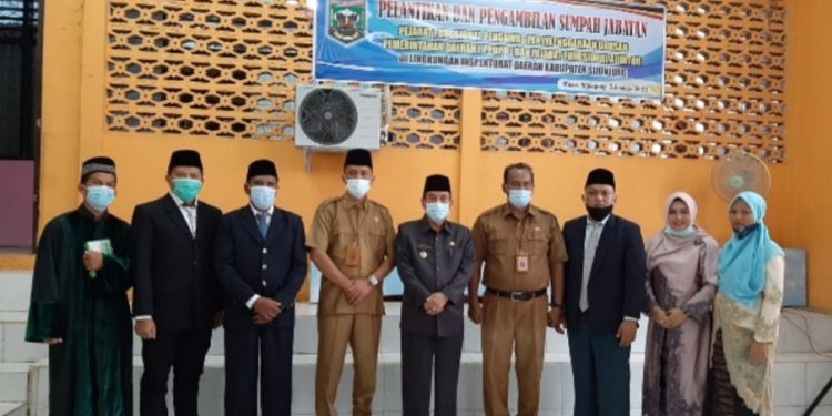 Bupati Sijunjung Lantik Pejabat Fungsional PPUPD dan Auditor Inspektorat Daerah