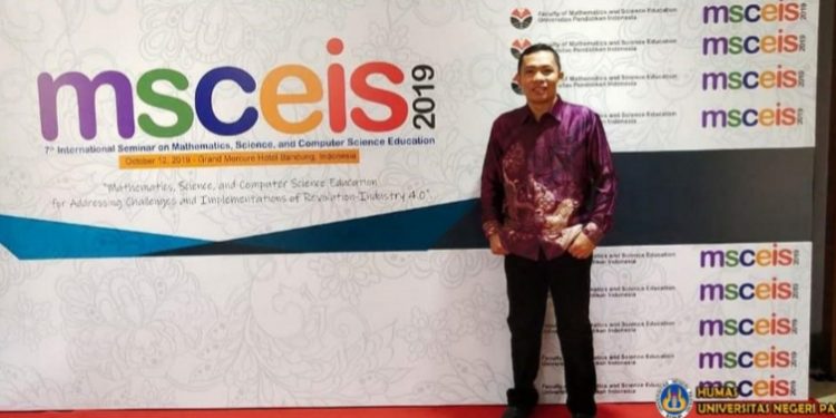 Luar Biasa, Dosen UNP Pakhrur Razi, Ph.D Hadiri Pertemuan Badan Antariksa Dunia