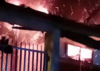 Kantor PNM Solsel Terbakar