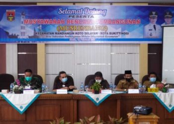 Sekretaris Daerah Kota Bukittinggi Yuen Karnova Buka Musrenbang Kecamatan MKS