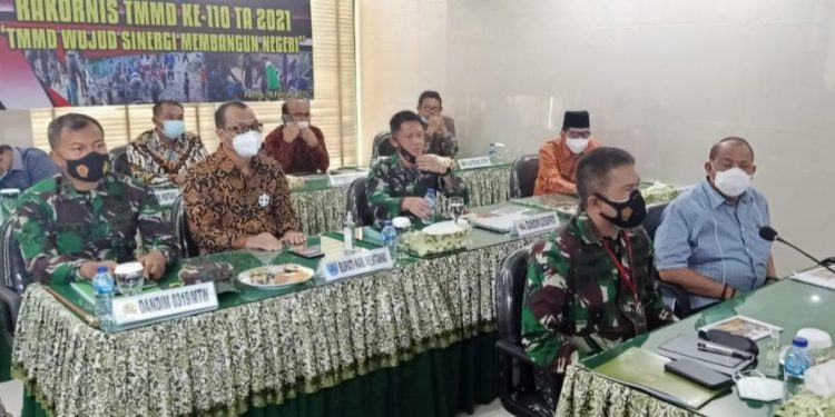 Danrem 032/WBR dan Kadis PMD Sumbar Optimis TMMD ke-110 Sukses