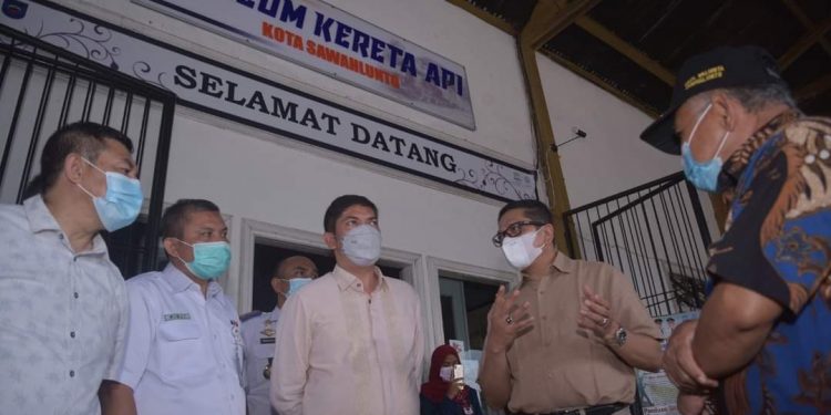 Walikota Sawahlunto Deri Asta Dampingi Sekjen Perkeretapian Tinjau Sarana dan Pra Sarana Kereta Api