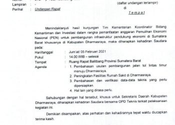 Hari Ini, Usulan Pembangunan Pintu Tol Dharmasraya Dibahas di Tingkat Provinsi Sumbar