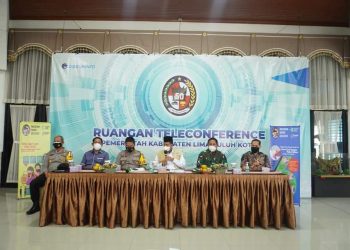 Pemkab Lima Puluh Kota dan Forkompimda Rapat Vaksinasi Covid-19