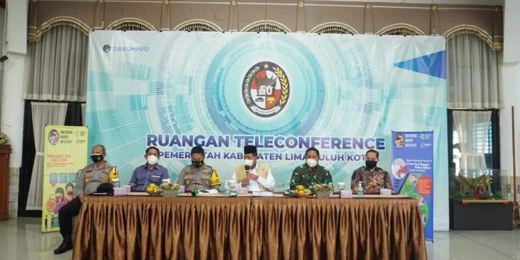 Pemkab Lima Puluh Kota dan Forkompimda Rapat Vaksinasi Covid-19
