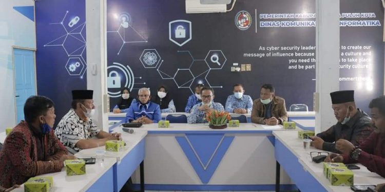Diskominfo Lima Puluh Kota Dikunjungi Komisi I DPRD Kampar
