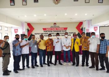 Pleno, KPU Tetapkan Safaruddin-Riski Kurniawan Bupati- Wabup Lima Puluh Kota Terpilih