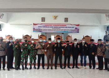 Paripurna DPRD Lima Puluh Kota Pengumuman Bupati dan Wakil Bupati Terpilih