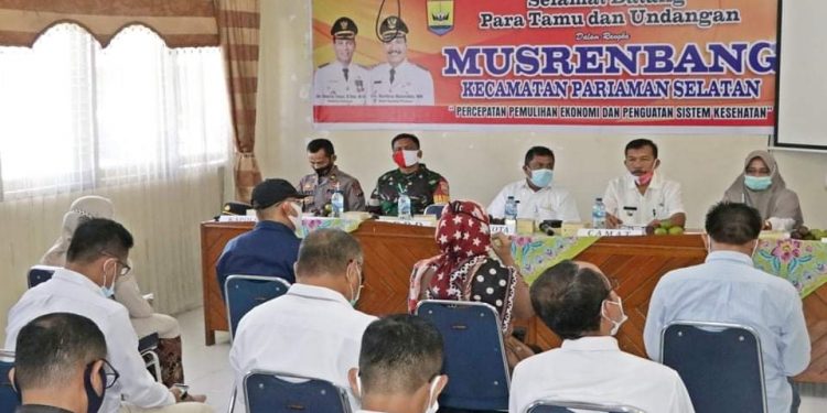 Camat Pariaman Selatan Suryadi Buka Musrenbang