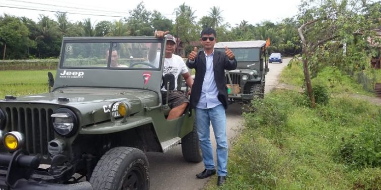 Abil Bersama Warga Sepakat Nama Jalan Kampung Jeep Parak Jambu