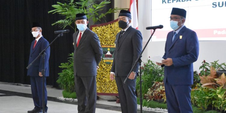 Selain Sampaikan Terimakasih Pada PJ Gubernur, Supardi Minta Gubernur Sumbar Bisa Bekerja Sama