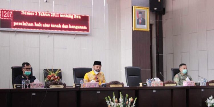 DPRD Solok Selatan Paripurna Penyampaian Nota Pengantar Ranperda Perubahan Kedua Atas Perda Tentang Bea Perolehan Hak Atas Tanah dan Bangunan