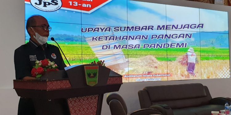 Diskusi JPS, Inilah Upaya Sumbar Menjaga Ketahanan Pangan di Masa Pandemi