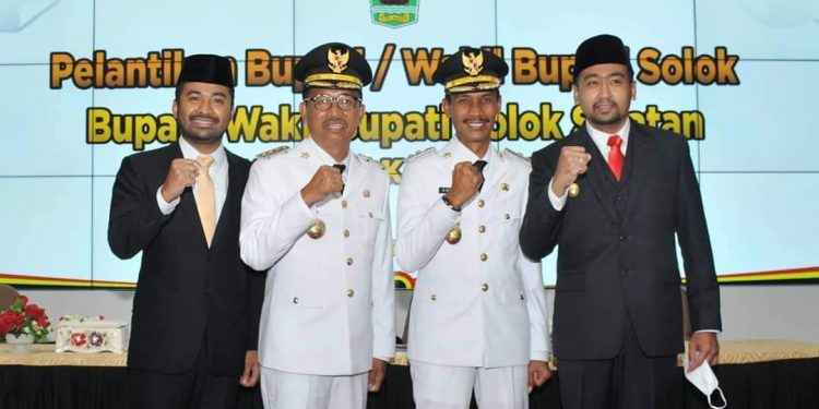 Ketua DPRD Zigo Rolanda Hadiri Pelantikan Bupati dan Wakil Bupati Solok Selatan