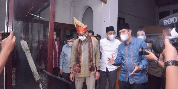 Menparekraf Sandiaga Uno Kunjungi Sawahlunto