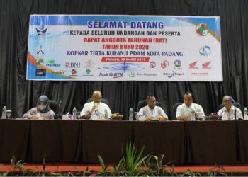 RAT 2020 Kopkar Tirta Kuranji Perumda AM Kota Padang Sukses