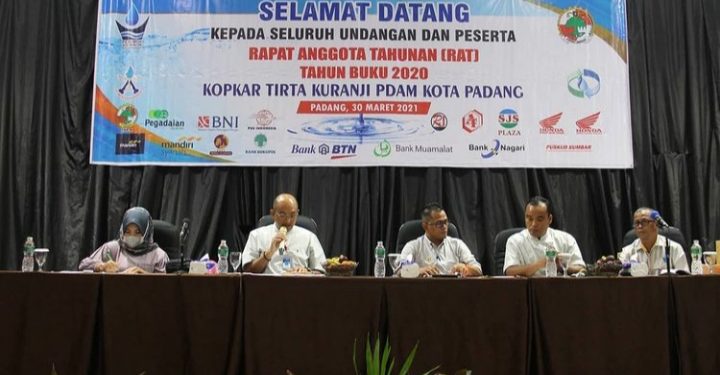 RAT 2020 Kopkar Tirta Kuranji Perumda AM Kota Padang Sukses