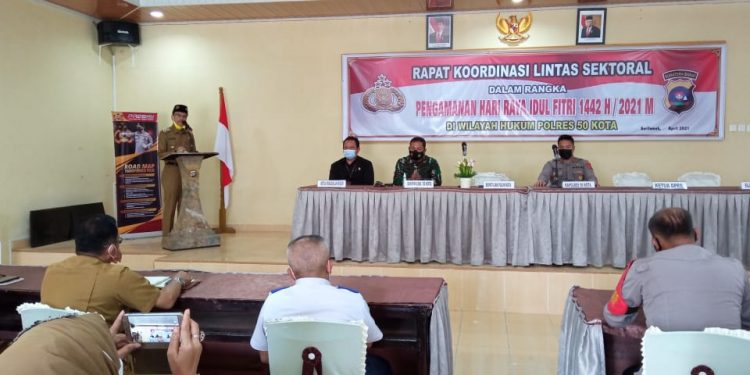 Operasi Ketupat Singgalang Tahun 2021, Bupati Lima Puluh Kota Himbau Tingkatkan Koordinasi