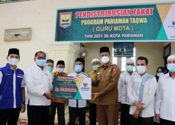484 Orang Mustahik Dapatkan Zakat Program Pariaman Taqwa