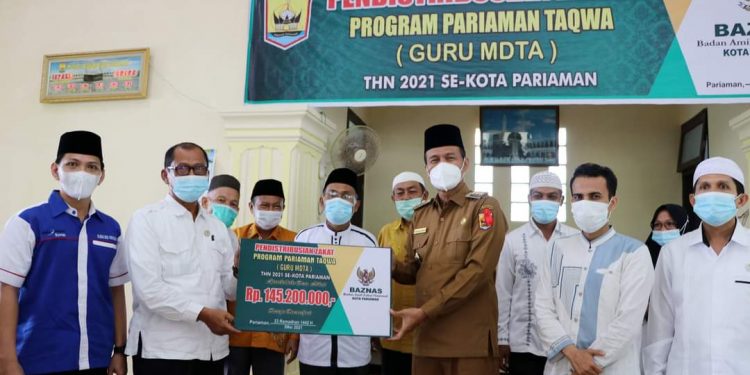 484 Orang Mustahik Dapatkan Zakat Program Pariaman Taqwa