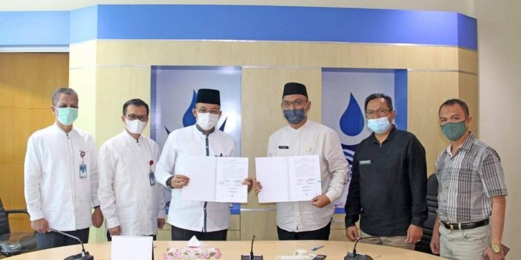 Perumda AM Kota Padang Jalin Kerjasama Bersama UPTD KPHL Bukit Barisan