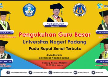 Pengukuhan Guru Besar UNP Khidmat
