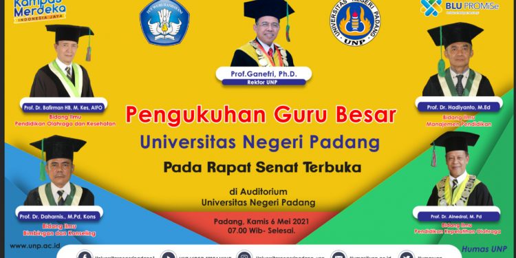 Pengukuhan Guru Besar UNP Khidmat