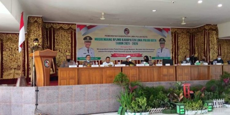 Bupati Lima Puluh Kota Buka Musrenbang RPJMD