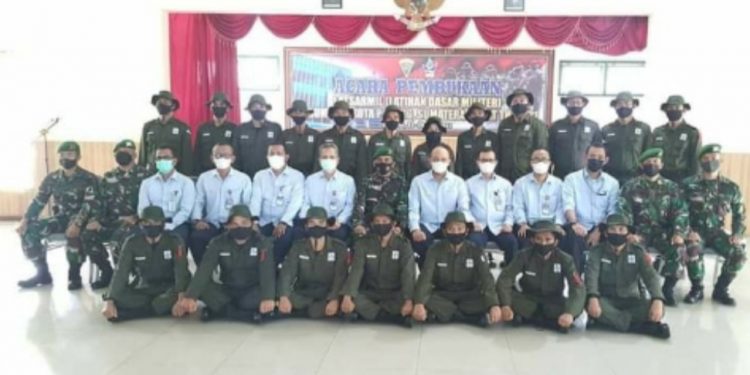 Dirut Perumda AM Kota Padang dan Jajaran Hadiri Pembukaan Latsarmil Gelombang Ke-II di Batalyon Infanteri 133 Yudha Sakti
