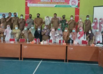 Tim Teknis Dinas Kesehatan Pessel Urun Rembuk Bersama Muspika Sutera