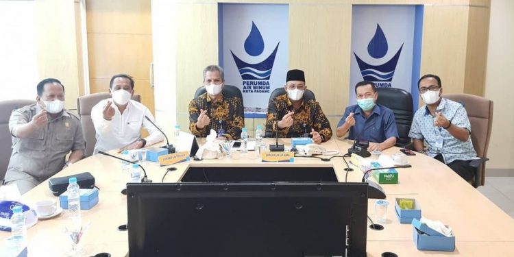 Dikunjungi Komisi II, Perumda Air Minum Kota Padang Sampaikan Konstribusi Saat PPKM Darurat