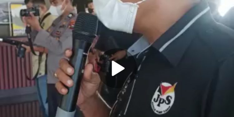 Novrianto Ucok Jadi MC Pelepasan Sembako Bhakti Negeri