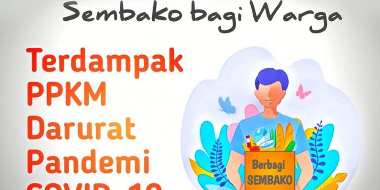 JPS dan Mitra-Tokoh Galang Donasi Sembako Warga Terdampak PPKM