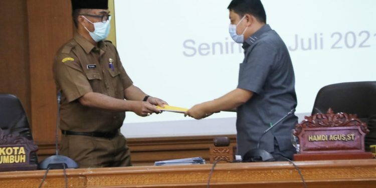 DPRD Payakumbuh Paripurna Penyampaian Nota KUA-PPAS Tahun 2022