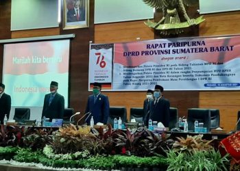 DPRD Sumbar Paripurna Dengarkan Pidato Presiden RI