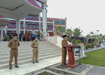 Bupati 50 Kota Pimpin Apel Gabungan Perdana