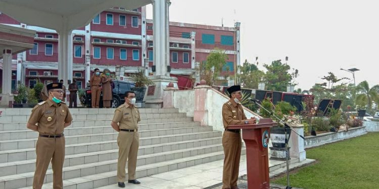 Bupati 50 Kota Pimpin Apel Gabungan Perdana