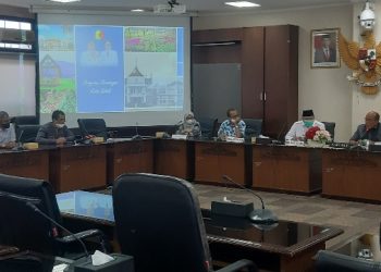Terima Audiensi Walikota Solok, Ketua DPRD Supardi Dorong Kabupaten dan Kota Singkronisasikan Dengan RPJMD Sumbar