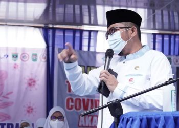 Wali Kota Padang Hendri Septa Apresiasi Pencanangan Vaksinasi Covid-19 Anak Usia 12-17 Tahun